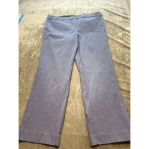 Women’s Lane Bryant Madison Straight Leg Charcoal‎ Gray Dress Pants Size 22